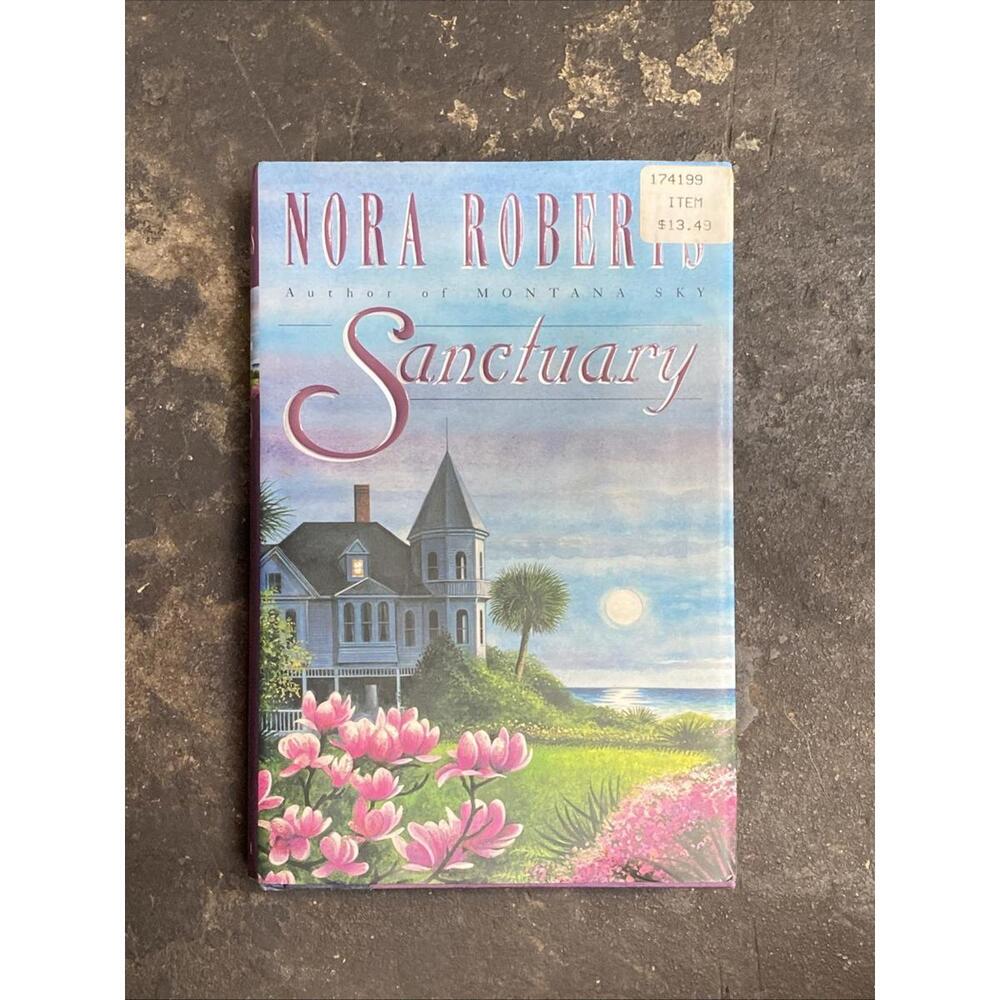 Sanctuary, Nora Roberts- great condition- has slight stains